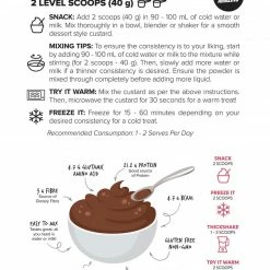 Muscle Nation CUSTARD Casein Protein - Choc Cherry - 25 Serves 30% EOFY SALE