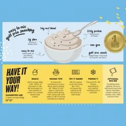 Muscle Nation 30% EOFY SALE CUSTARD Casein Protein - Cookies & Cream - 11 Serves