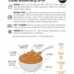 Muscle Nation 30% EOFY SALE CUSTARD Casein Protein - Golden Ice Cream - 25 Serves