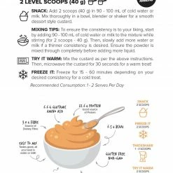 Muscle Nation CUSTARD Casein Protein - Salted Caramel - 25 Serves 30% EOFY SALE