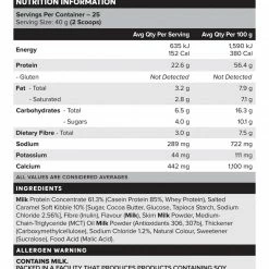 Muscle Nation CUSTARD Casein Protein - Salted Caramel - 25 Serves 30% EOFY SALE