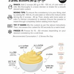 Muscle Nation CUSTARD Casein Protein - Vanilla - 25 Serves