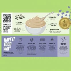 Muscle Nation CUSTARD Plant Protein - Apple Crumble - 25 Serves