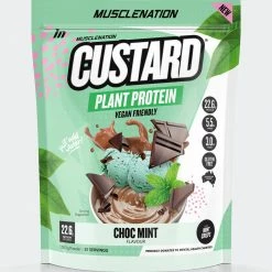 Muscle Nation 30% EOFY SALE CUSTARD Plant Protein - Choc Mint - 25 Serves