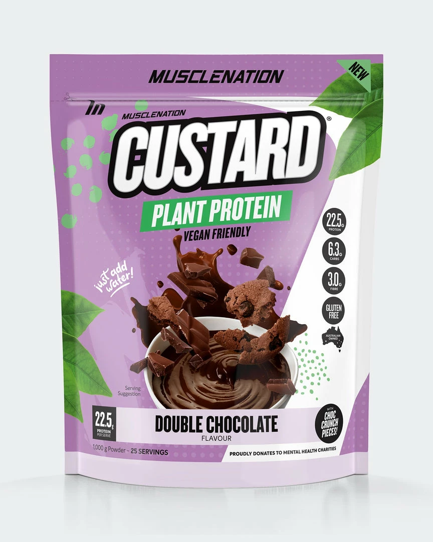 Best Pirce ๐ฅฐ Muscle Nation CUSTARD Plant Protein - Double Chocolate - 25 Serves 30% EOFY SALE ๐ 3 Muscle Nation CUSTARD Plant Protein - Double Chocolate - 25 Serves 30% EOFY SALE