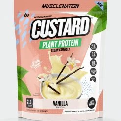 Muscle Nation 30% EOFY SALE CUSTARD Plant Protein - Vanilla - 25 Serves