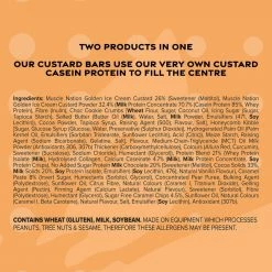 Muscle Nation 30% EOFY SALE CUSTARD Protein Bar - Caramel Toffee - Box Of 12