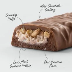 Muscle Nation CUSTARD Protein Bar - Choc Mint - Box Of 12 30% EOFY SALE