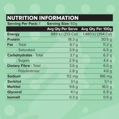 Muscle Nation CUSTARD Protein Bar - Choc Mint - Box Of 12 30% EOFY SALE