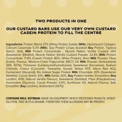 Muscle Nation CUSTARD Protein Bar - Choc Vanilla - Box Of 12