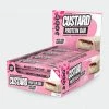 Muscle Nation CUSTARD Protein Bar - White Choc Raspberry - Box Of 12