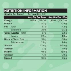 Muscle Nation 30% EOFY SALE CUSTARD Protein Bar - Choc Mint