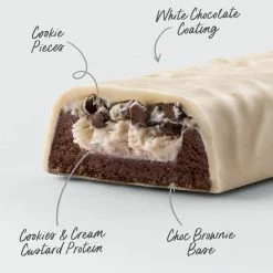 Muscle Nation 30% EOFY SALE CUSTARD Protein Bar - Cookies & Cream