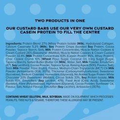 Cheap ๐ Muscle Nation 30% EOFY SALE CUSTARD Protein Bar - Cookies & Cream ๐ 9 Muscle Nation 30% EOFY SALE CUSTARD Protein Bar - Cookies & Cream