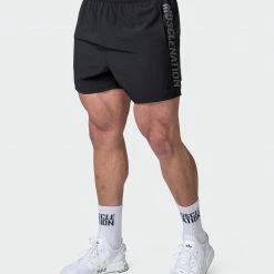 Best Sale ✨ Muscle Nation Function 4" Shorts - Black Welcome To The Club 👏 11 Muscle Nation Function 4