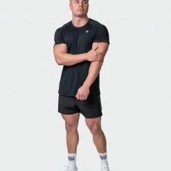 Muscle Nation Ventilation Tee - Black