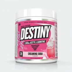 Muscle Nation DESTINY Pre Workout Burn - Creaming Soda - 30 Serves 30% EOFY SALE