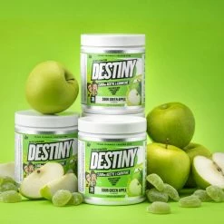 Muscle Nation DESTINY Pre Workout Burn - Sour Green Apple - 30 Serves