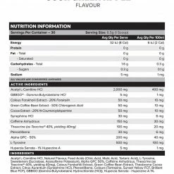Muscle Nation DESTINY Pre Workout Burn - Sour Green Apple - 30 Serves