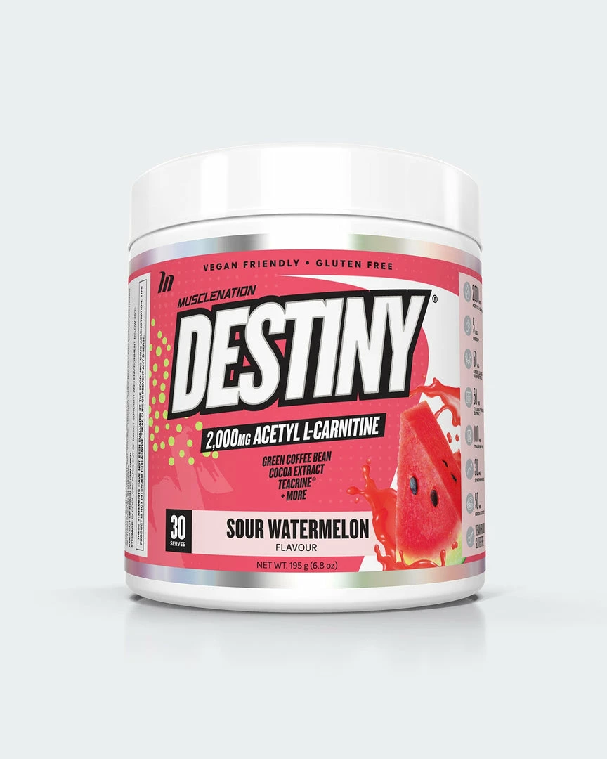 Best deal 🎁 Muscle Nation DESTINY Pre Workout Burn - Sour Watermelon - 30 Serves 30% EOFY SALE 💯 3 Muscle Nation DESTINY Pre Workout Burn - Sour Watermelon - 30 Serves 30% EOFY SALE