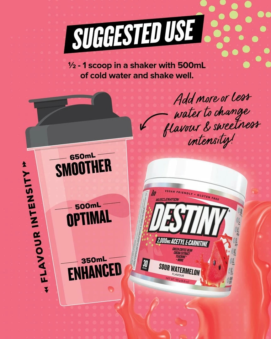 Best deal 🎁 Muscle Nation DESTINY Pre Workout Burn - Sour Watermelon - 30 Serves 30% EOFY SALE 💯 4 Muscle Nation DESTINY Pre Workout Burn - Sour Watermelon - 30 Serves 30% EOFY SALE