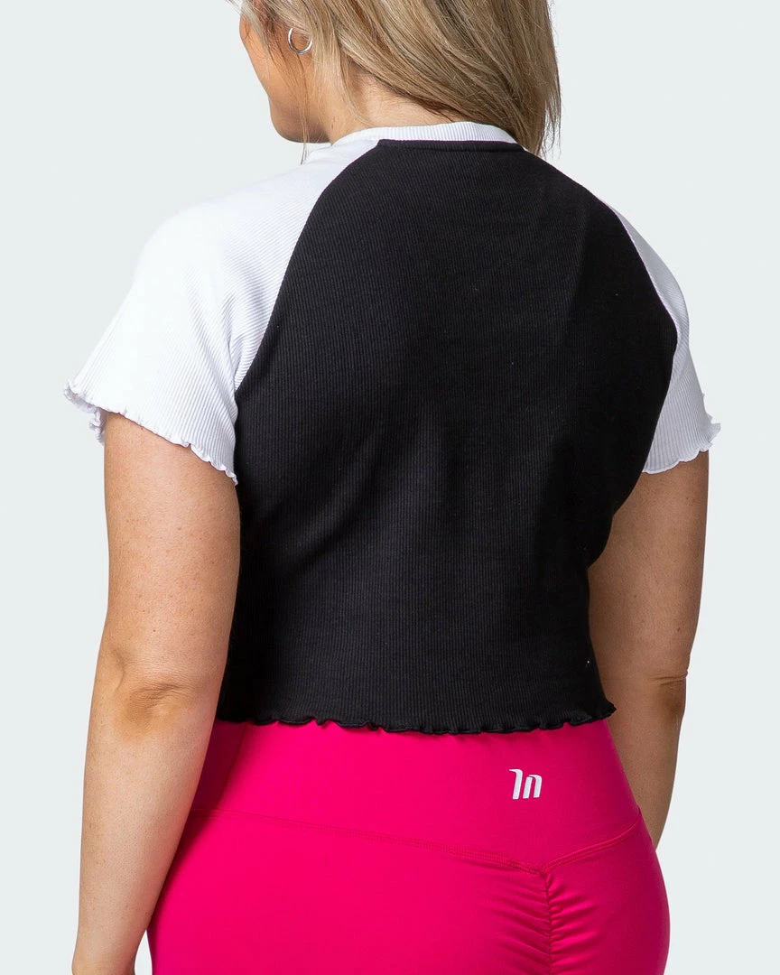 Promo โ Muscle Nation Dream Big Lettuce Hem Ribbed Tee - Black / White 30% EOFY SALE ๐ฏ 7 Muscle Nation Dream Big Lettuce Hem Ribbed Tee - Black / White 30% EOFY SALE