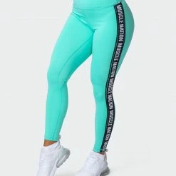 Muscle Nation Womens Dynamic Ankle Length Leggings - Sea Glass