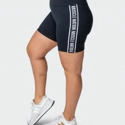 Muscle Nation Dynamic Bike Shorts - Black Best Sellers