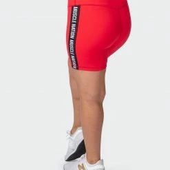 Cheap ⭐ Muscle Nation 👩 Womens Dynamic Bike Shorts - Hot Red 🛒 17 Muscle Nation Womens Dynamic Bike Shorts - Hot Red