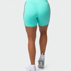 Muscle Nation Womens Dynamic Bike Shorts - Sea Glass