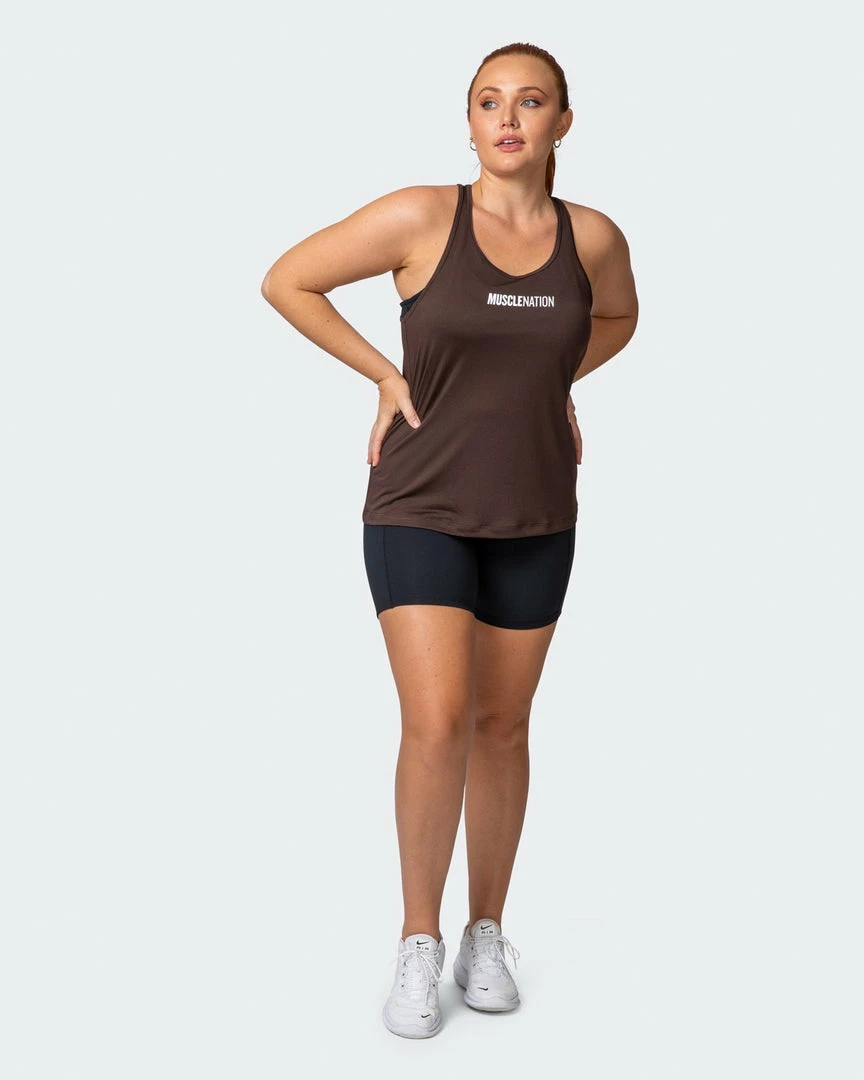 Cheapest 🔔 Muscle Nation Dynamic Tank - Cocoa 🎉 8 Muscle Nation Dynamic Tank - Cocoa