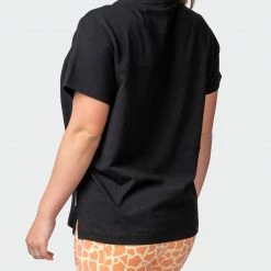 Muscle Nation Elevate Maternity Tee - Black 30% EOFY SALE