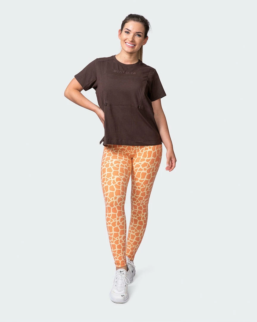 Discount ๐ Muscle Nation Elevate Maternity Tee - Cocoa 30% EOFY SALE โจ 8 Muscle Nation Elevate Maternity Tee - Cocoa 30% EOFY SALE