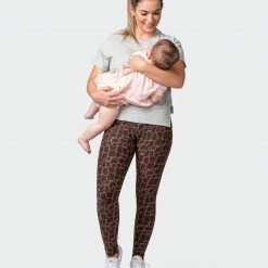 Muscle Nation Elevate Maternity Tee - Light Grey Marl 30% EOFY SALE