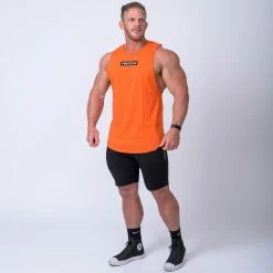 Best reviews of 🎁 Muscle Nation Mens Embroidery Tank - Orange 💯 10 Muscle Nation Mens Embroidery Tank - Orange