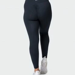 Muscle Nation Everyday Scrunch Ankle Length Leggings - Black