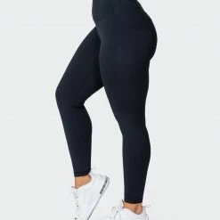 Muscle Nation Everyday Scrunch Ankle Length Leggings - Black