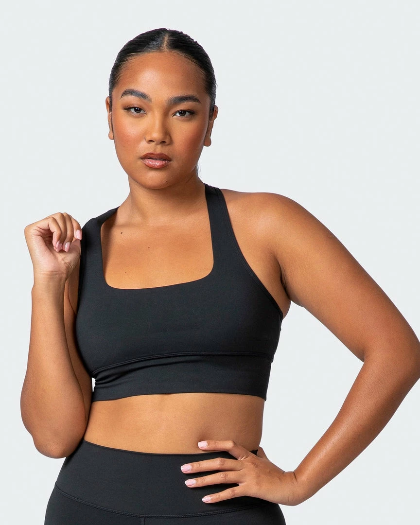 Cheapest 💯 Muscle Nation Extend Bra - Black 🔥 3 Muscle Nation Extend Bra - Black