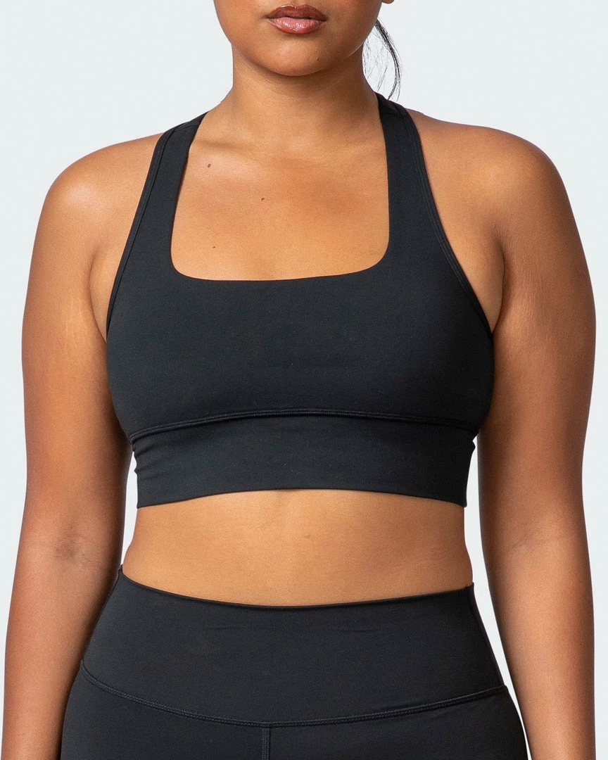 Cheapest 💯 Muscle Nation Extend Bra - Black 🔥 12 Muscle Nation Extend Bra - Black