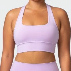 Muscle Nation Butter Extend Bra - Lavender Fog