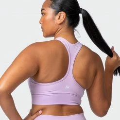 Muscle Nation Butter Extend Bra - Lavender Fog