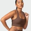 Muscle Nation Extend Bra - Mocha Butter