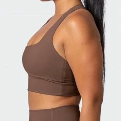 Muscle Nation Extend Bra - Mocha Butter