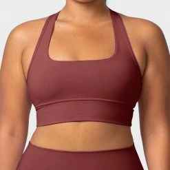 Muscle Nation Extend Bra - Rhubarb Butter