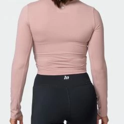 Muscle Nation Half Time Long Sleeve - Fawn Womens