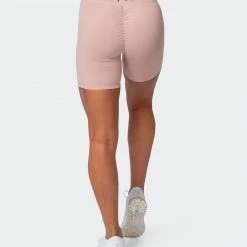 Muscle Nation Prize Fighter Bike Shorts - Fawn W/ White & Wine Womens