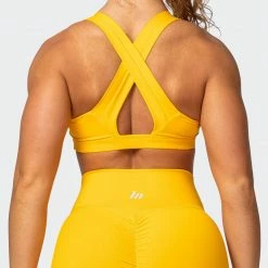 Muscle Nation Force Bra - Golden