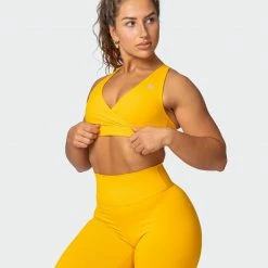 Muscle Nation Force Bra - Golden