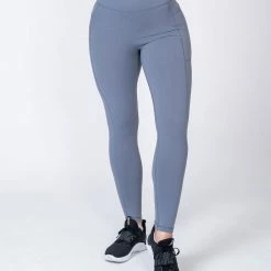 Muscle Nation Full Length Pocket Leggings - Stone