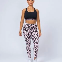 Muscle Nation Signature Full Length Scrunch Leggings - Featherweight